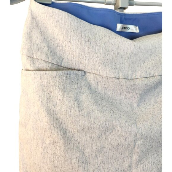 S & Co Womens Skort Size Large Activewear Gray & Blue Pull-On Stretch Comfort Sh - Picture 11 of 11